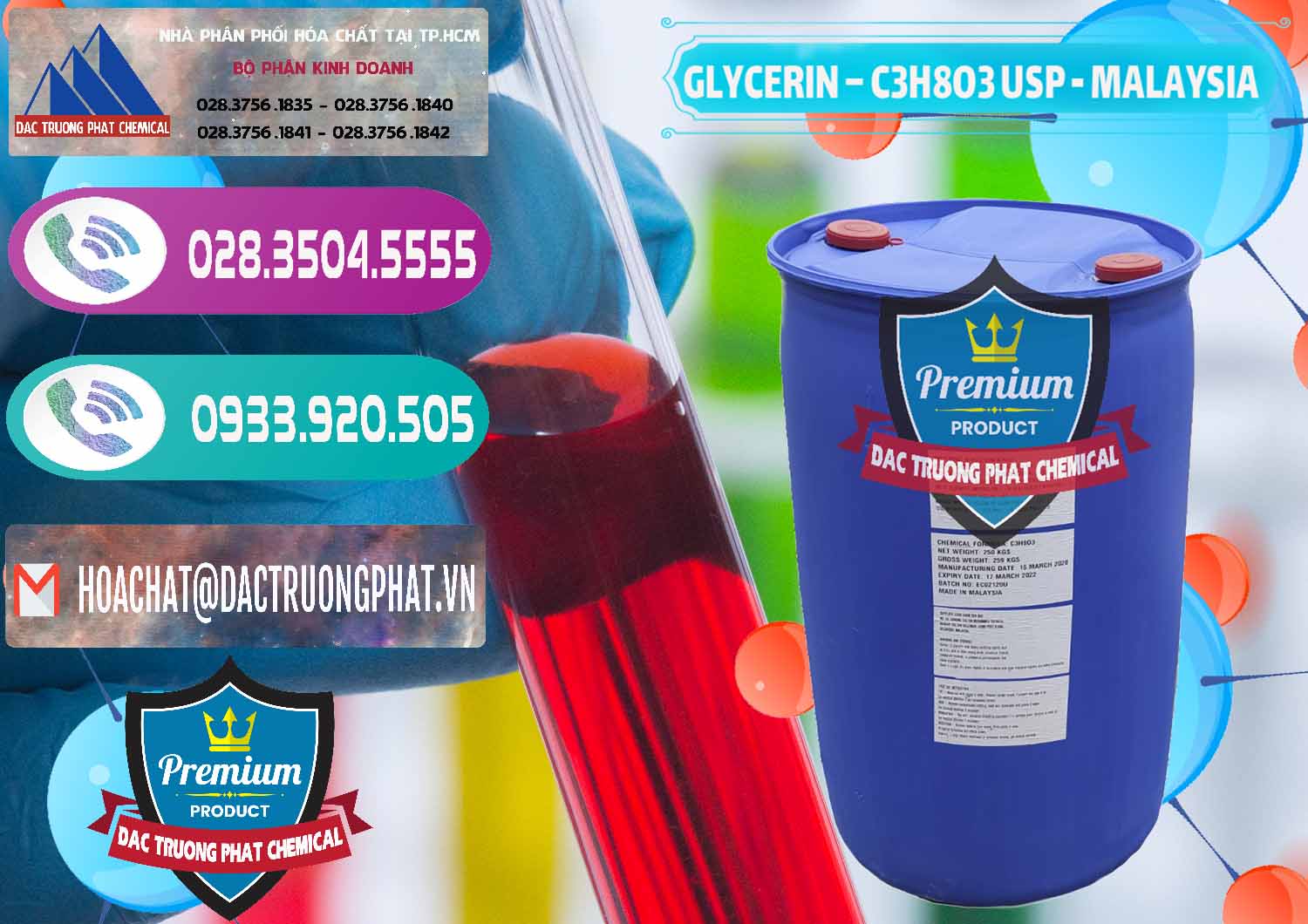 Cty cung ứng và bán Glycerin – C3H8O3 USP Malaysia - 0233 - Nhà cung cấp & phân phối hóa chất tại TP.HCM - hoachatxulynuoc.com