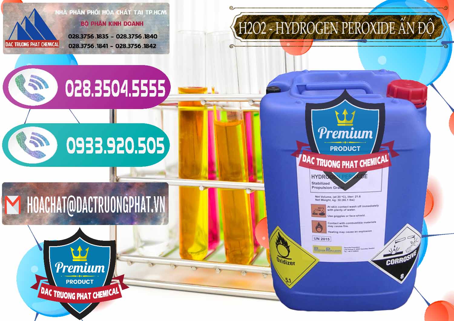 Nơi bán ( cung ứng ) H2O2 - Hydrogen Peroxide 50% Ấn Độ India - 0349 - Công ty chuyên phân phối _ cung ứng hóa chất tại TP.HCM - hoachatxulynuoc.com