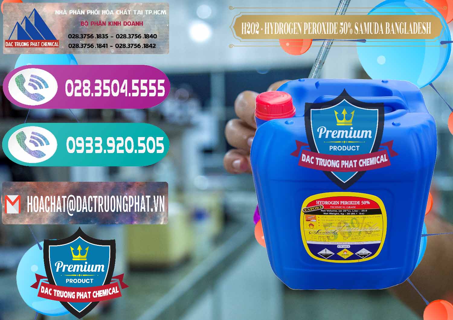 Công ty cung cấp ( bán ) H2O2 - Hydrogen Peroxide 50% Samuda Bangladesh - 0077 - Đơn vị chuyên bán và cung cấp hóa chất tại TP.HCM - hoachatxulynuoc.com