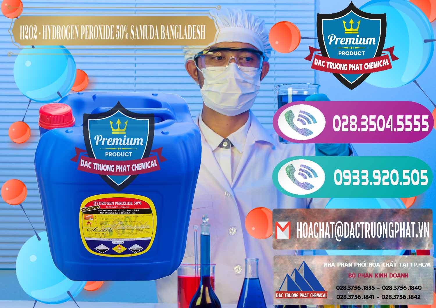 Công ty phân phối > bán hóa chất Nước Hydrogen Dioxide & Hydrogen Peroxide 50% Samuda Bangladesh Công ty chuyên bán _ cung cấp H2O2 - Hydrogen Peroxide 50% Samuda Bangladesh - 0077 - Công ty phân phối & bán hóa chất tại TP.HCM - hoachatxulynuoc.com