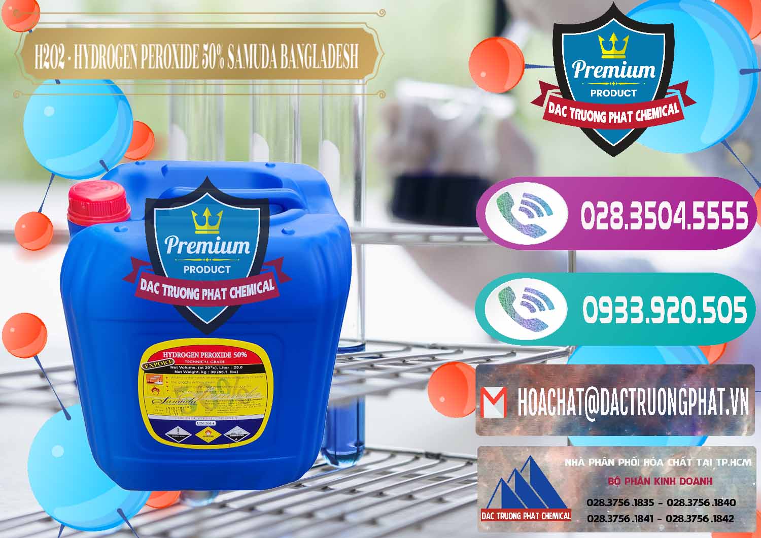 Địa chỉ chuyên cung cấp * bán Hóa Chất Công Nghiệp H2O2 > Hydrogen Dioxide Dạng Lỏng Phân phối và bán H2O2 - Hydrogen Peroxide 50% Samuda Bangladesh - 0077 - Cty chuyên kinh doanh và cung cấp hóa chất tại TP.HCM - hoachatxulynuoc.com