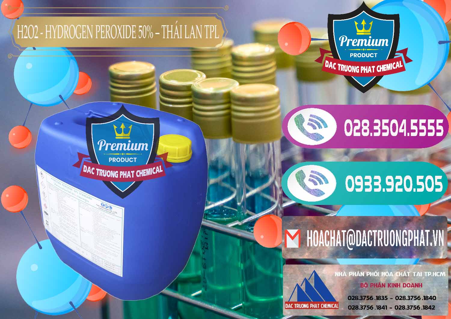 Nơi bán & cung ứng H2O2 - Hydrogen Peroxide 50% Thái Lan TPL - 0076 - Cung cấp hóa chất tại TP.HCM - hoachatxulynuoc.com