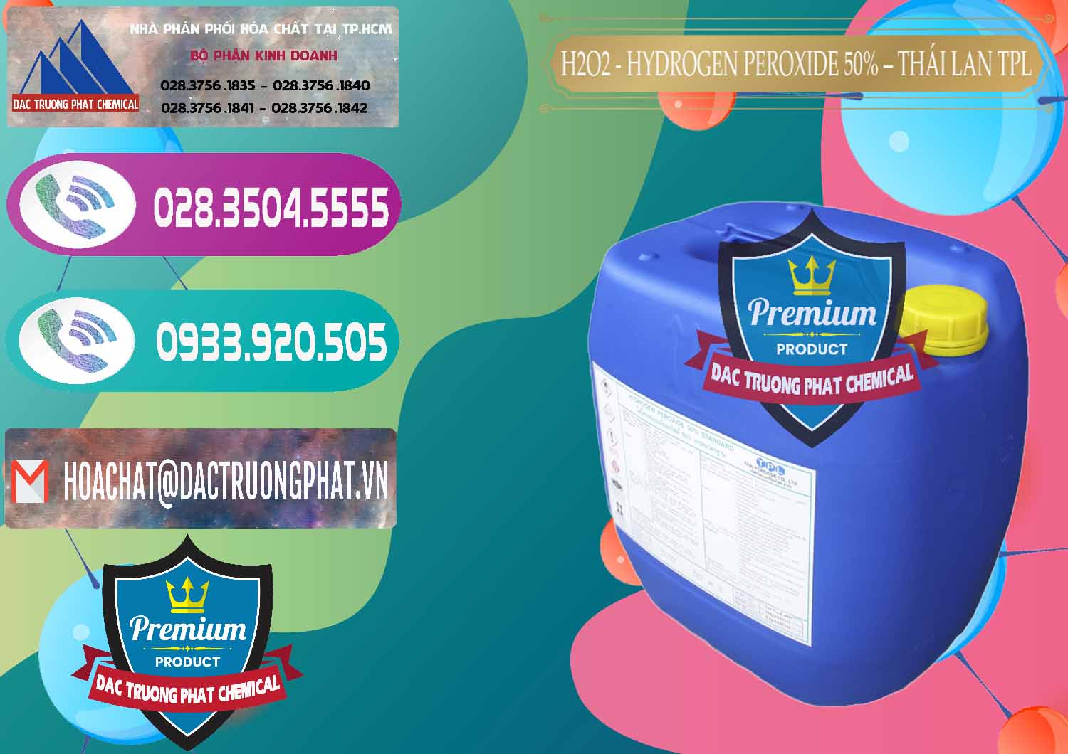 Đơn vị bán © phân phối H2O2 ß Hydro Peroxit Dạng Nước 50% TPL Thái Lan Thailand tại Tây Ninh Công ty chuyên bán và cung ứng H2O2 - Hydrogen Peroxide 50% Thái Lan TPL - 0076 - Chuyên phân phối ( cung cấp ) hóa chất tại TP.HCM - hoachatxulynuoc.com