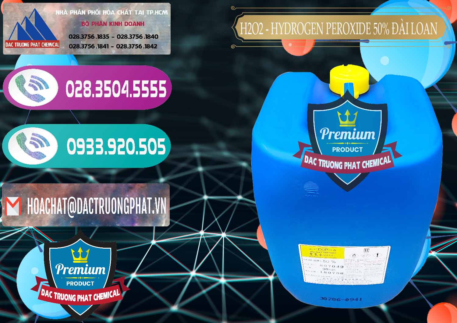 Đơn vị thương mại ( bán ) hóa chất Hydrogen Peroxide _ Liquid Hydro Peroxid 50% Đài Loan Taiwan Chang Chun tại Cà Mau Cty chuyên nhập khẩu - bán H2O2 - Hydrogen Peroxide 50% Đài Loan Taiwan Chang Chun - 0069 - Đơn vị chuyên nhập khẩu ( cung cấp ) hóa chất tại TP.HCM - hoachatxulynuoc.com