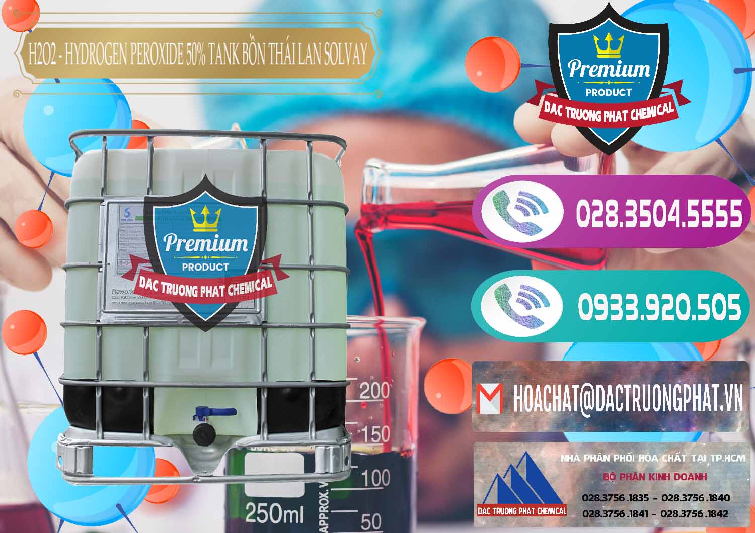 Đơn vị cung ứng & bán H2O2 - Hydrogen Peroxide 50% Tank IBC Bồn Thái Lan Solvay - 0072 - Đơn vị phân phối & cung cấp hóa chất tại TP.HCM - hoachatxulynuoc.com