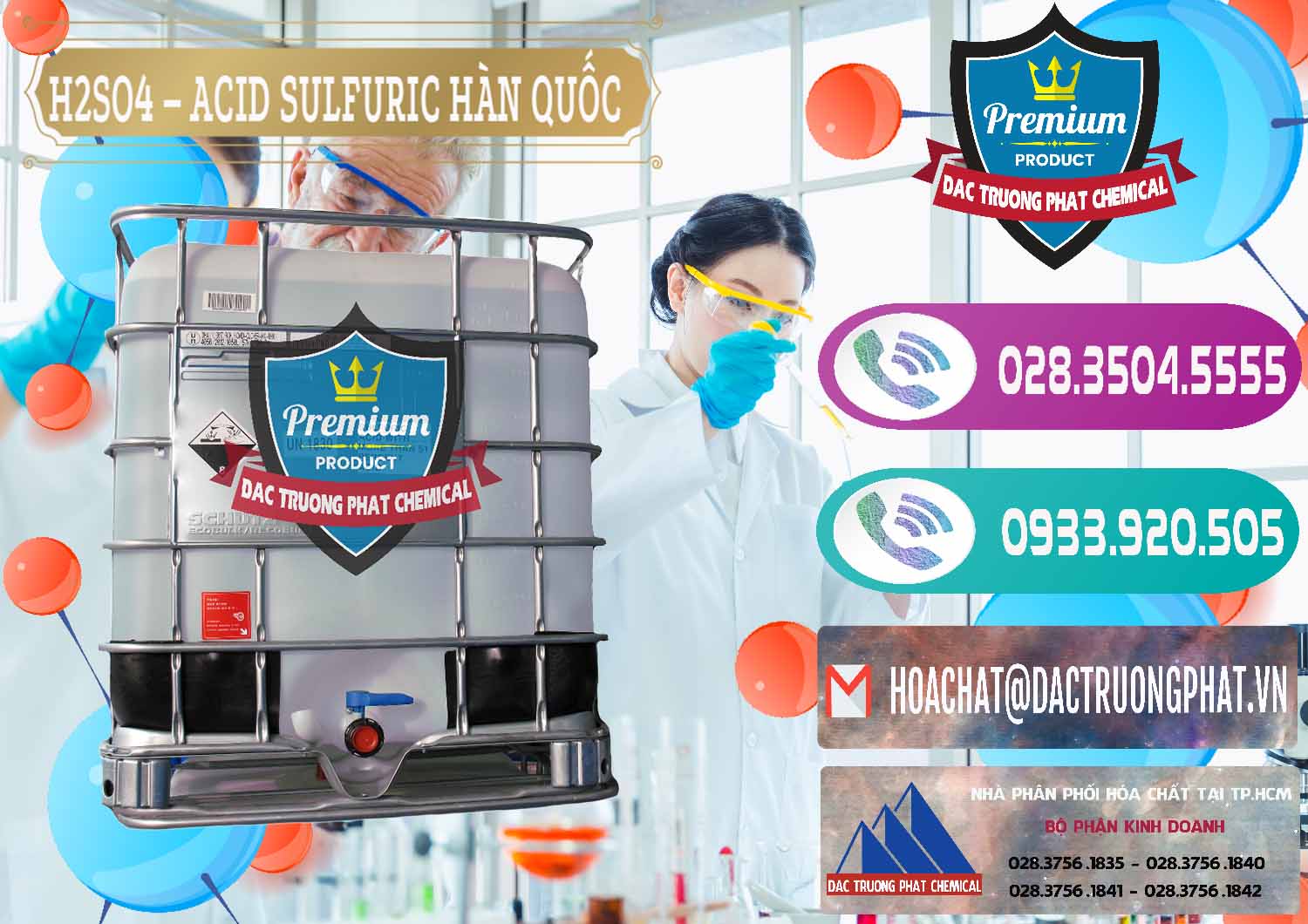 Công ty chuyên bán ( phân phối ) H2SO4 - Acid Sulfuric 98% Hàn Quốc Korea - 0078 - Cty chuyên cung cấp và nhập khẩu hóa chất tại TP.HCM - hoachatxulynuoc.com