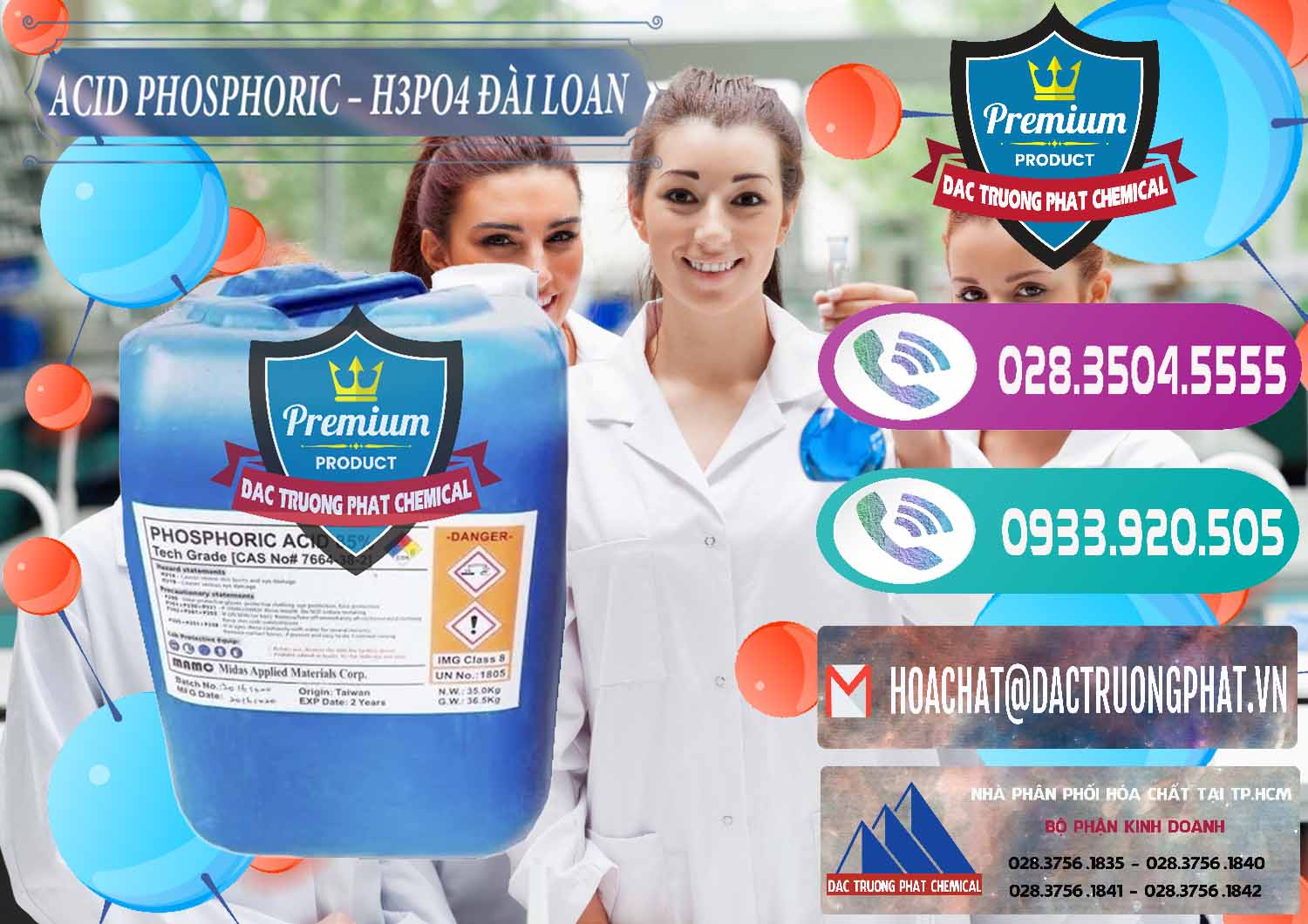 Cty bán _ cung cấp Axit Phosphoric - Acid Phosphoric H3PO4 85% Đài Loan Taiwan - 0351 - Cty cung cấp ( bán ) hóa chất tại TP.HCM - hoachatxulynuoc.com