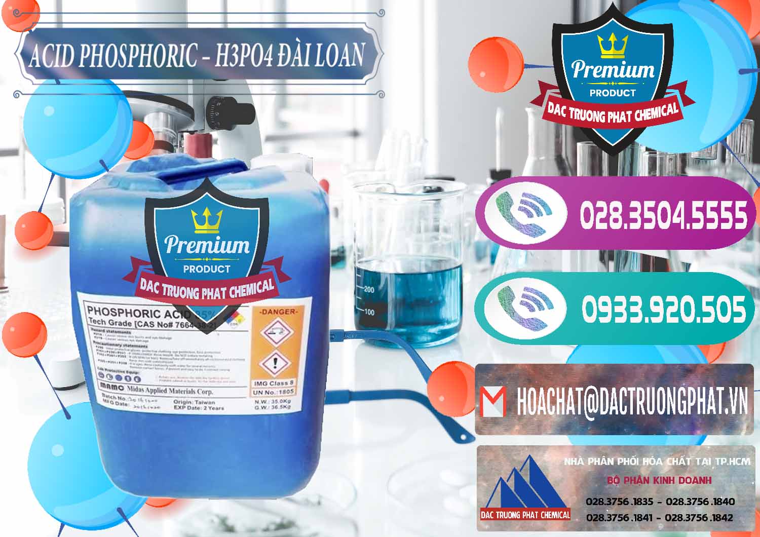 Đơn vị chuyên bán _ cung ứng Axit Phosphoric - Acid Phosphoric H3PO4 85% Đài Loan Taiwan - 0351 - Đơn vị chuyên phân phối _ nhập khẩu hóa chất tại TP.HCM - hoachatxulynuoc.com
