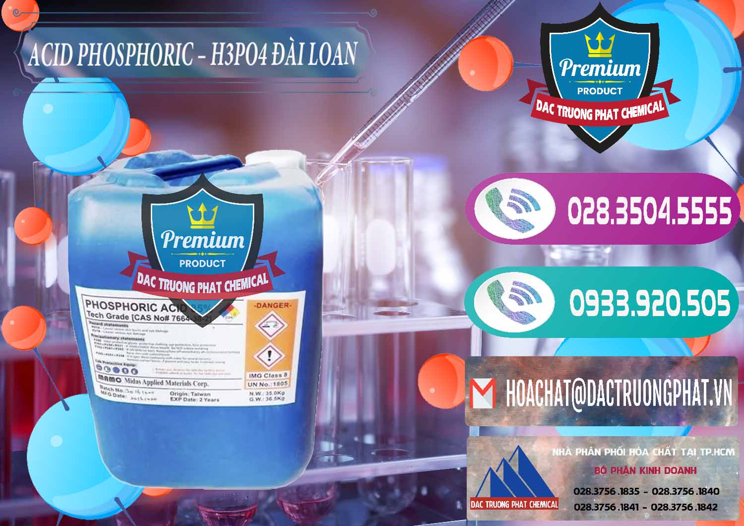 Đơn vị chuyên bán _ cung cấp Axit Phosphoric - Acid Phosphoric H3PO4 85% Đài Loan Taiwan - 0351 - Nơi cung cấp _ nhập khẩu hóa chất tại TP.HCM - hoachatxulynuoc.com