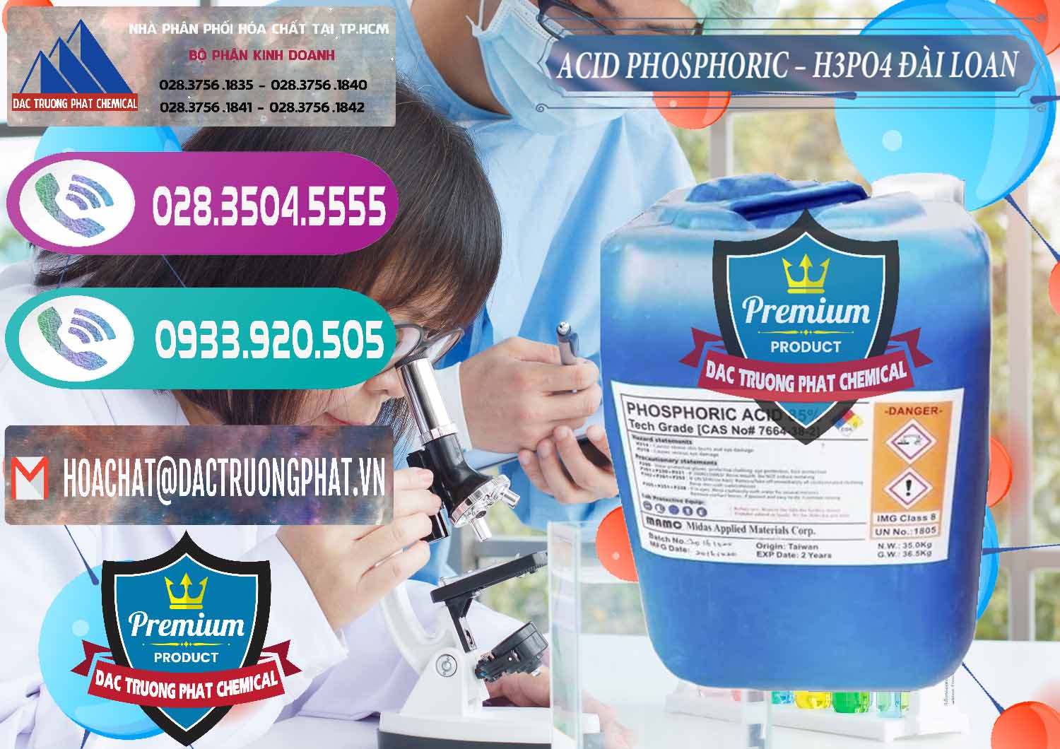Công ty cung cấp _ bán Axit Phosphoric - Acid Phosphoric H3PO4 85% Đài Loan Taiwan - 0351 - Chuyên phân phối - cung cấp hóa chất tại TP.HCM - hoachatxulynuoc.com