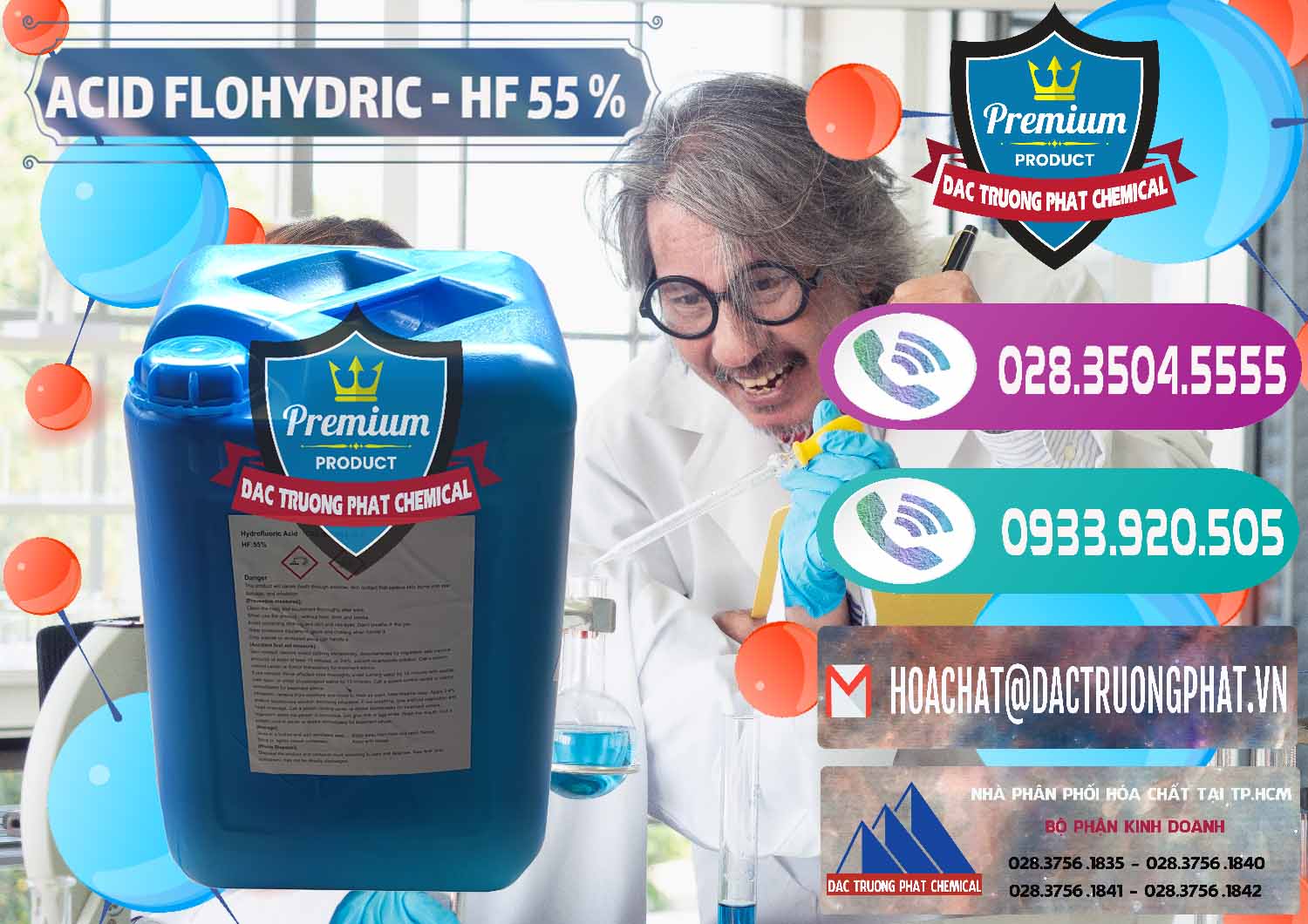 Công ty chuyên bán và cung ứng Axit HF - Acid HF 55% Can Xanh Trung Quốc China - 0080 - Công ty cung ứng & phân phối hóa chất tại TP.HCM - hoachatxulynuoc.com