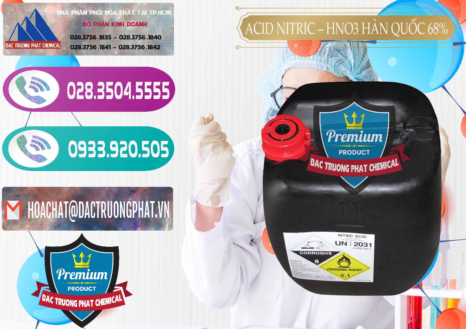 Công ty bán & cung cấp Acid Nitric – Axit Nitric HNO3 68% Huchem Hàn Quốc Korea - 0030 - Công ty chuyên nhập khẩu và phân phối hóa chất tại TP.HCM - hoachatxulynuoc.com