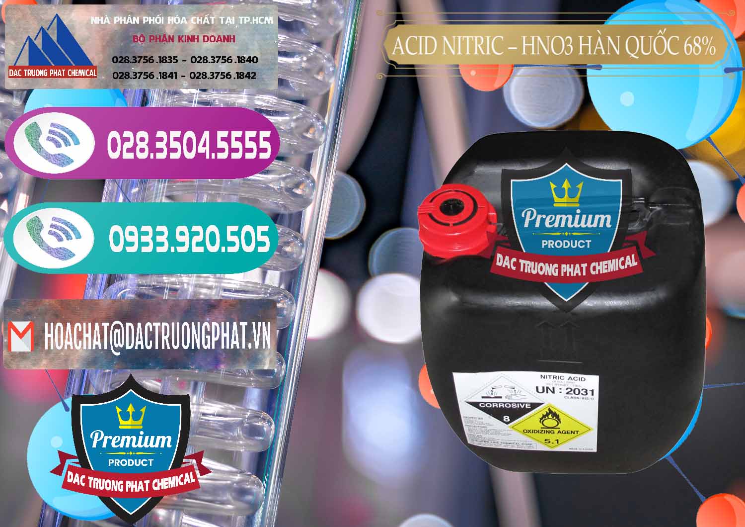 Đơn vị cung ứng - bán Acid Nitric – Axit Nitric HNO3 68% Huchem Hàn Quốc Korea - 0030 - Nhà cung cấp và kinh doanh hóa chất tại TP.HCM - hoachatxulynuoc.com