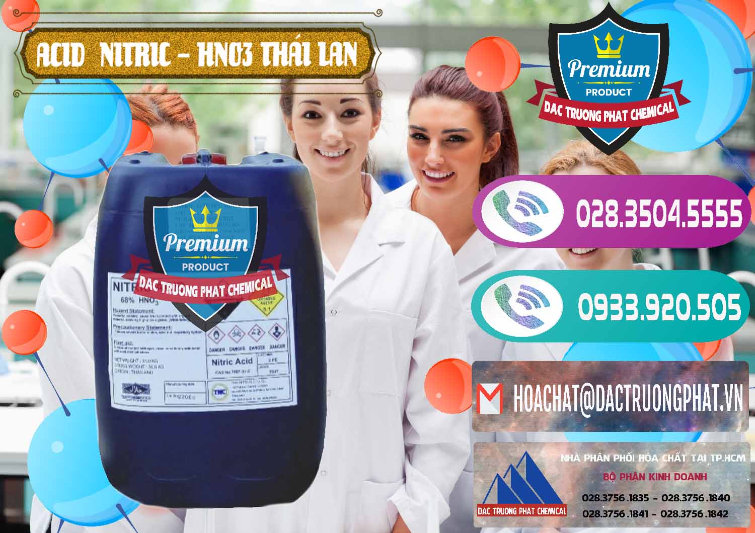 Cty chuyên cung cấp _ bán Acid Nitric – Axit Nitric HNO3 Thái Lan Thailand - 0344 - Cty cung ứng & phân phối hóa chất tại TP.HCM - hoachatxulynuoc.com