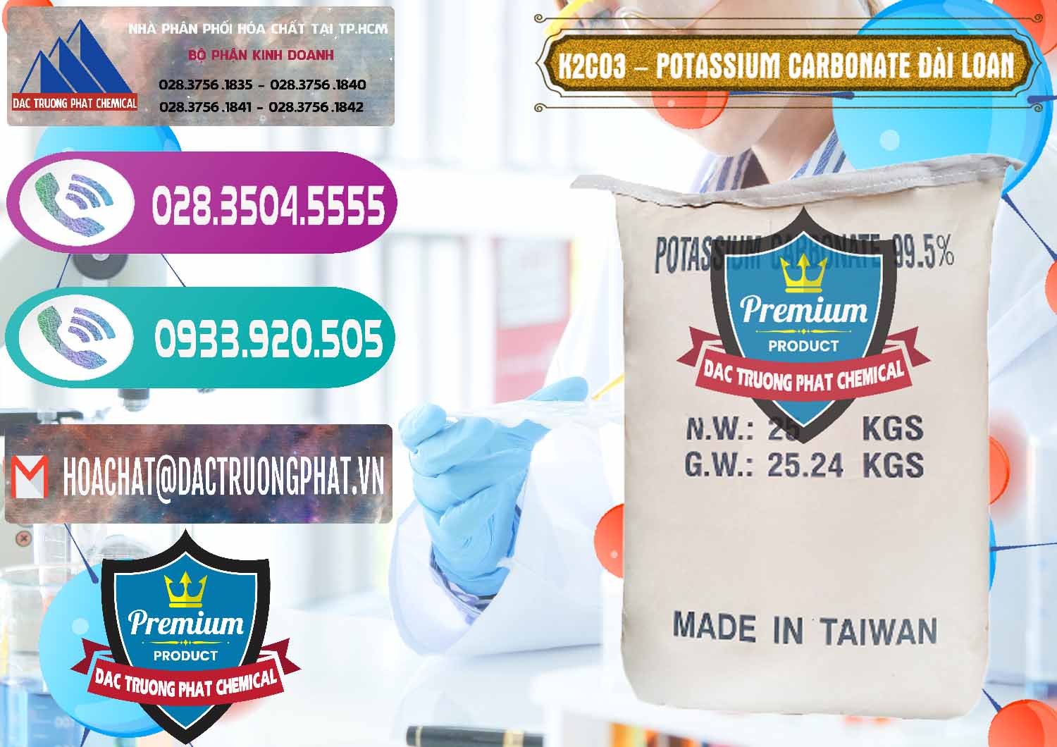 Nơi chuyên nhập khẩu & bán K2Co3 – Potassium Carbonate Đài Loan Taiwan - 0474 - Chuyên cung cấp và bán hóa chất tại TP.HCM - hoachatxulynuoc.com