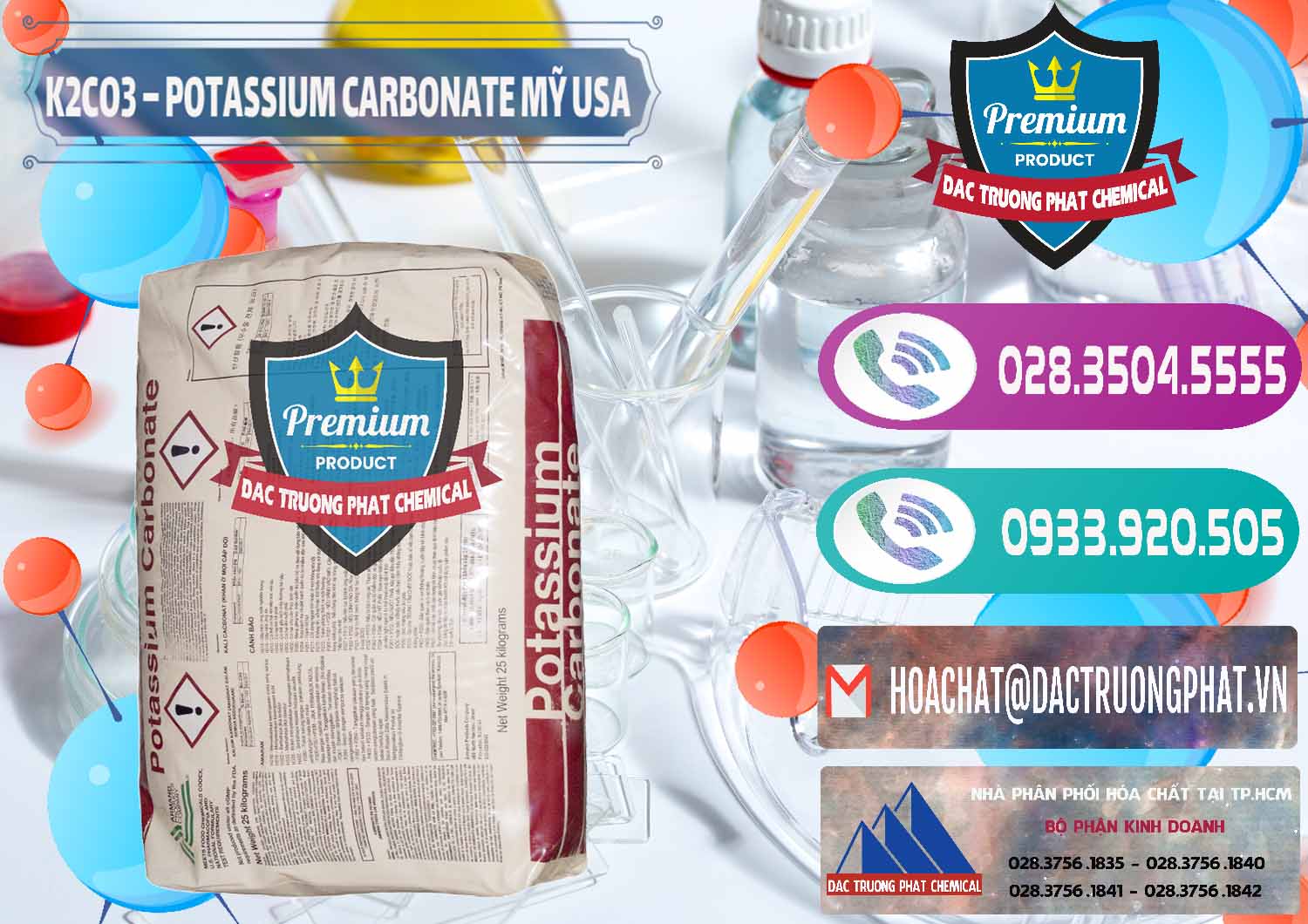 Công ty chuyên bán _ cung cấp K2Co3 – Potassium Carbonate Mỹ USA - 0082 - Nơi chuyên phân phối _ bán hóa chất tại TP.HCM - hoachatxulynuoc.com