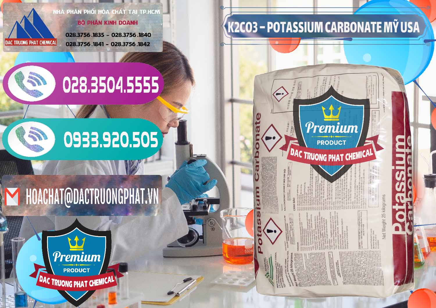 Nơi chuyên bán ( cung ứng ) K2Co3 – Potassium Carbonate Mỹ USA - 0082 - Cty cung ứng & phân phối hóa chất tại TP.HCM - hoachatxulynuoc.com