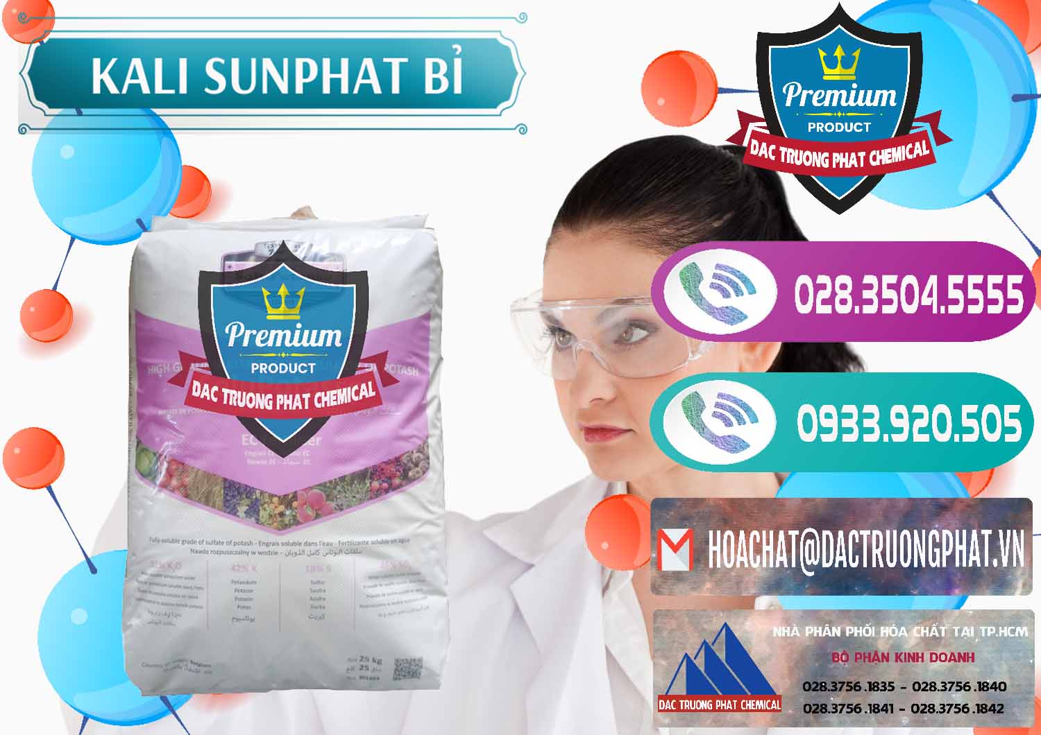 Nơi bán - cung cấp Kali Sunphat – K2SO4 Bỉ Belgium - 0406 - Đơn vị phân phối ( bán ) hóa chất tại TP.HCM - hoachatxulynuoc.com