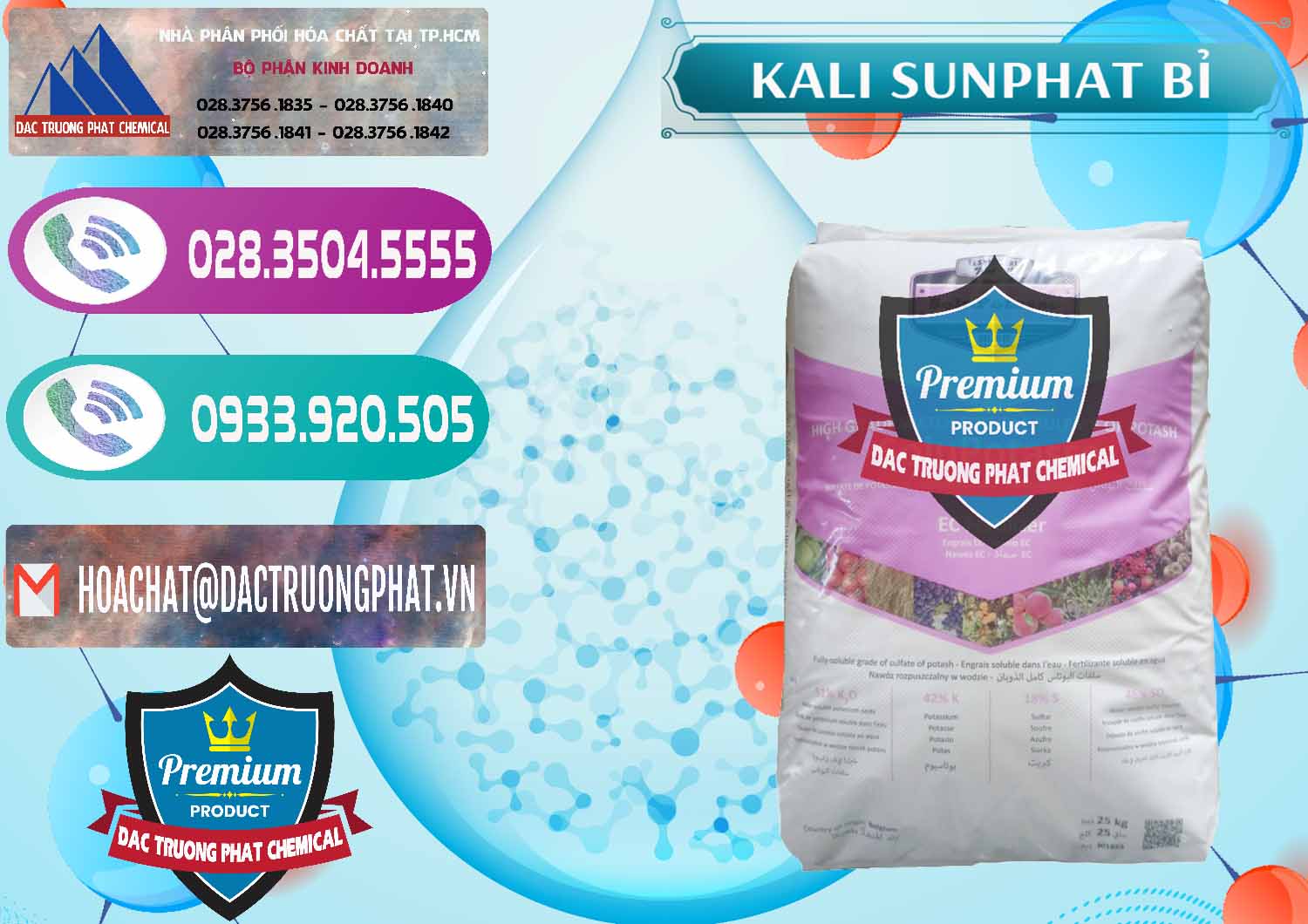 Công ty chuyên kinh doanh _ bán Kali Sunphat – K2SO4 Bỉ Belgium - 0406 - Cty chuyên nhập khẩu _ cung cấp hóa chất tại TP.HCM - hoachatxulynuoc.com