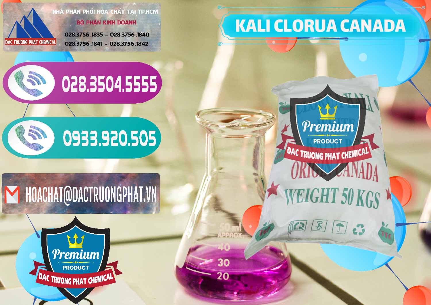 Cty chuyên bán ( cung ứng ) KCL – Kali Clorua Trắng Canada - 0437 - Đơn vị chuyên kinh doanh ( phân phối ) hóa chất tại TP.HCM - hoachatxulynuoc.com