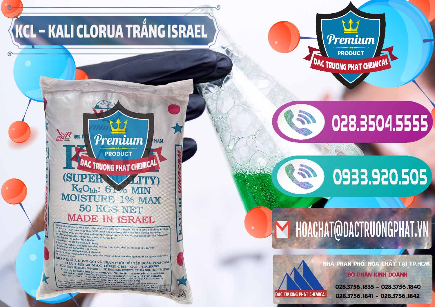 Cty cung ứng ( bán ) KCL – Kali Clorua Trắng Israel - 0087 - Nơi chuyên kinh doanh ( phân phối ) hóa chất tại TP.HCM - hoachatxulynuoc.com