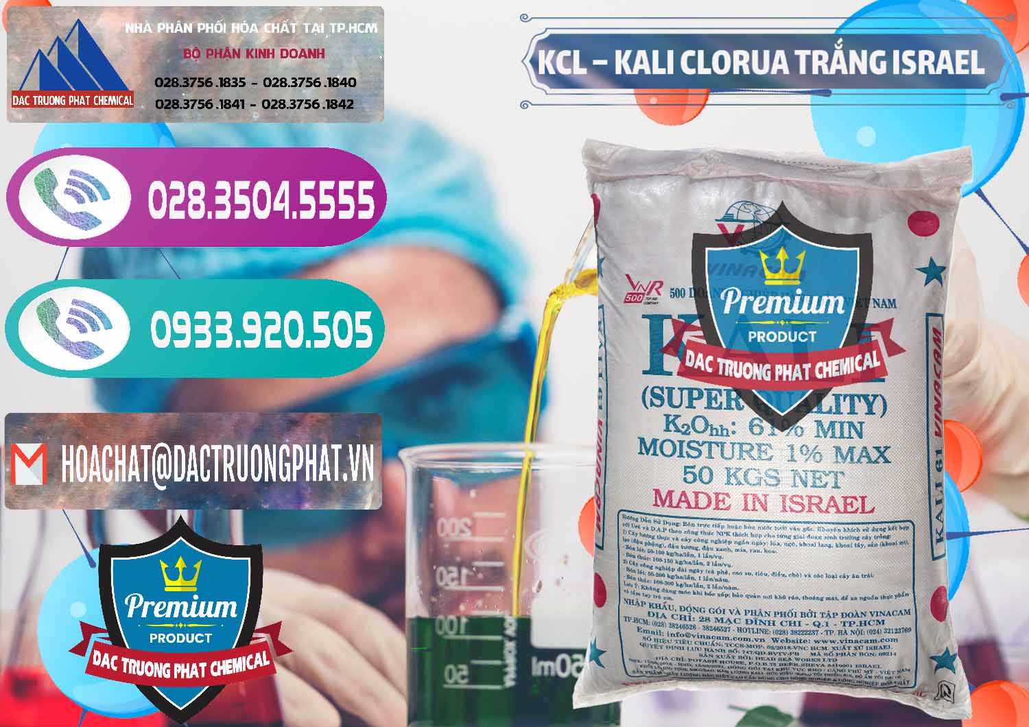 Đơn vị chuyên nhập khẩu - bán KCL – Kali Clorua Trắng Israel - 0087 - Nơi cung cấp ( phân phối ) hóa chất tại TP.HCM - hoachatxulynuoc.com