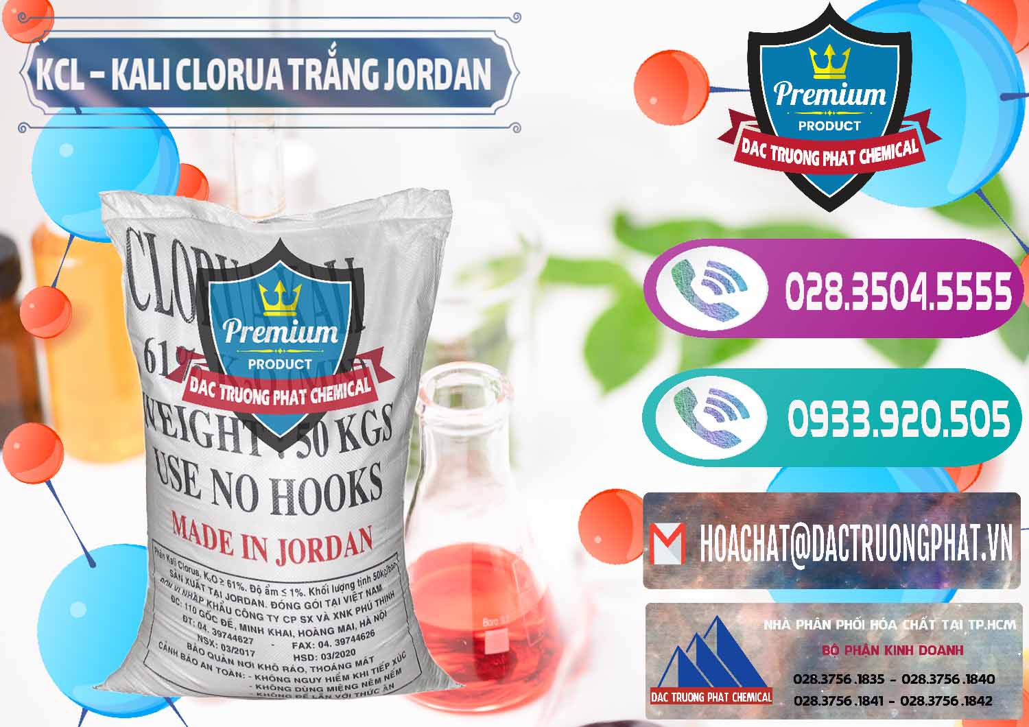 Công ty chuyên bán và cung cấp KCL – Kali Clorua Trắng Jordan - 0088 - Công ty chuyên nhập khẩu ( cung cấp ) hóa chất tại TP.HCM - hoachatxulynuoc.com