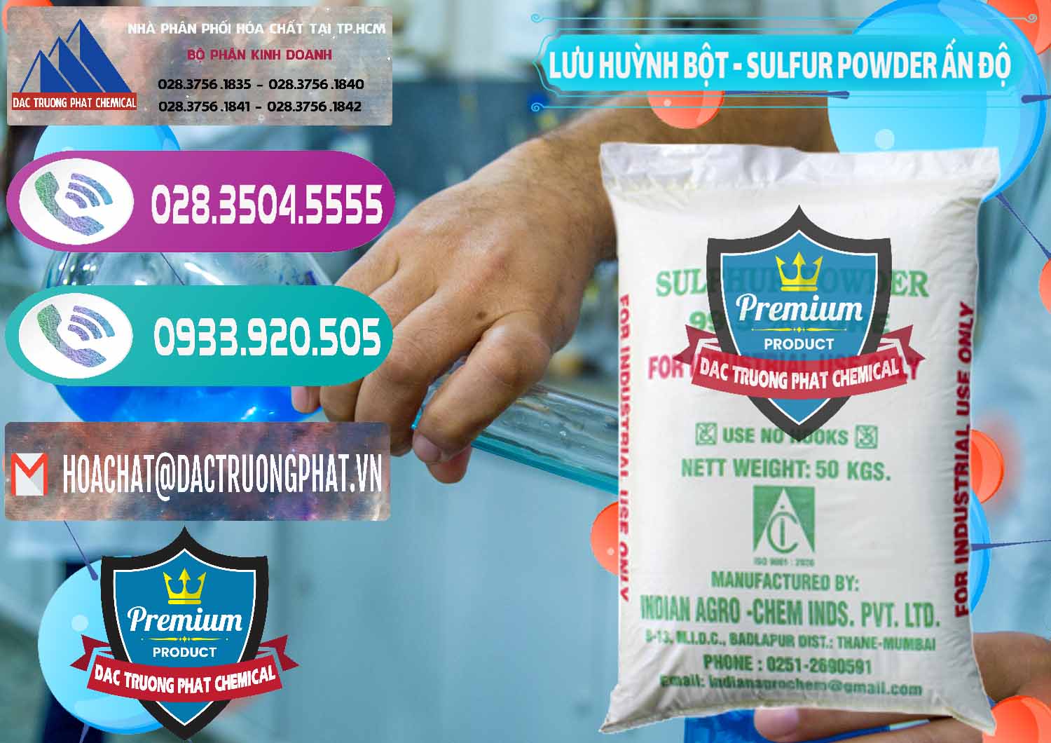 Nhập khẩu ( bán ) Lưu huỳnh Bột - Sulfur Powder Ấn Độ India - 0347 - Nhà phân phối - cung cấp hóa chất tại TP.HCM - hoachatxulynuoc.com