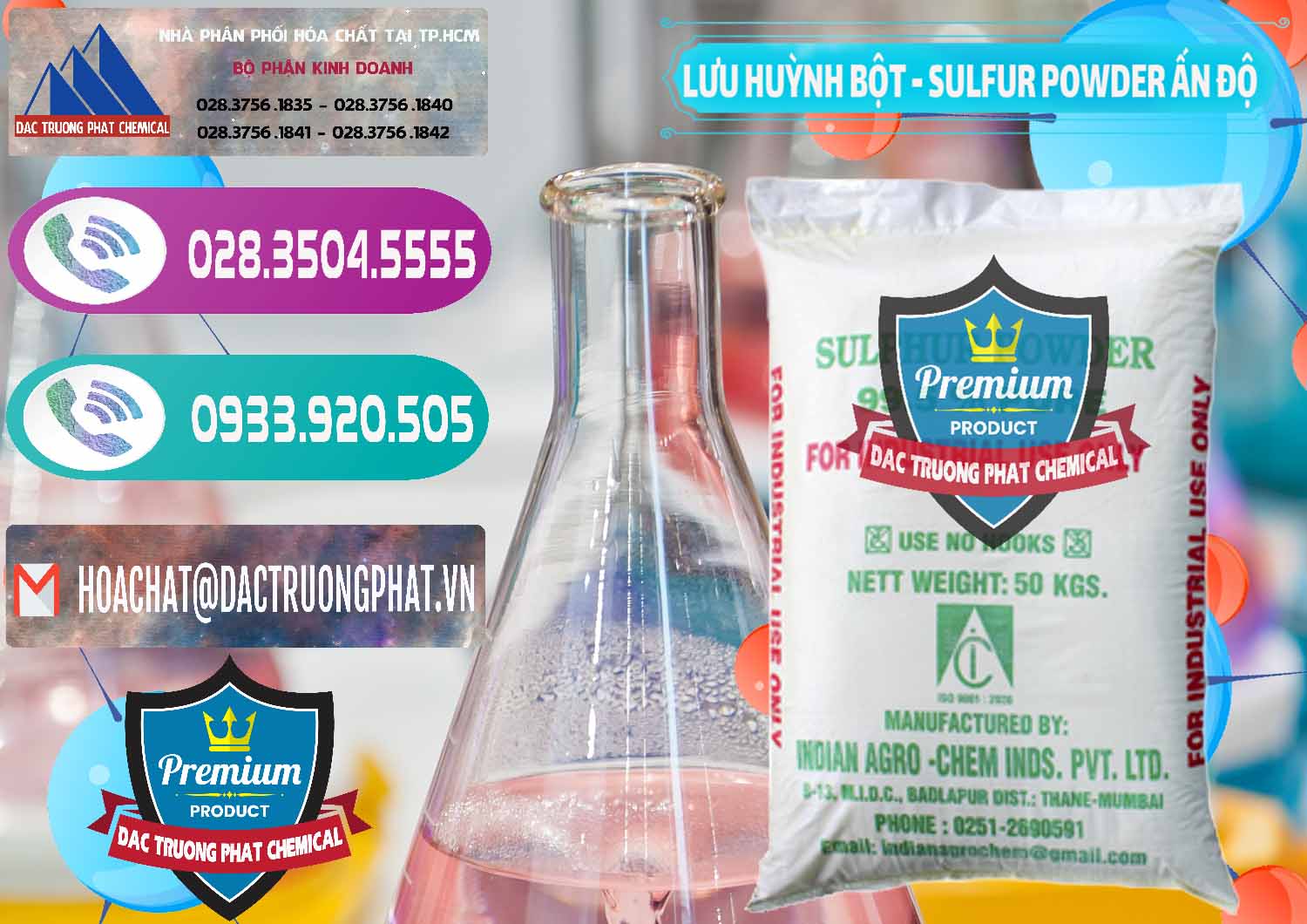 Nhà cung ứng ( bán ) Lưu huỳnh Bột - Sulfur Powder Ấn Độ India - 0347 - Cty cung ứng và phân phối hóa chất tại TP.HCM - hoachatxulynuoc.com