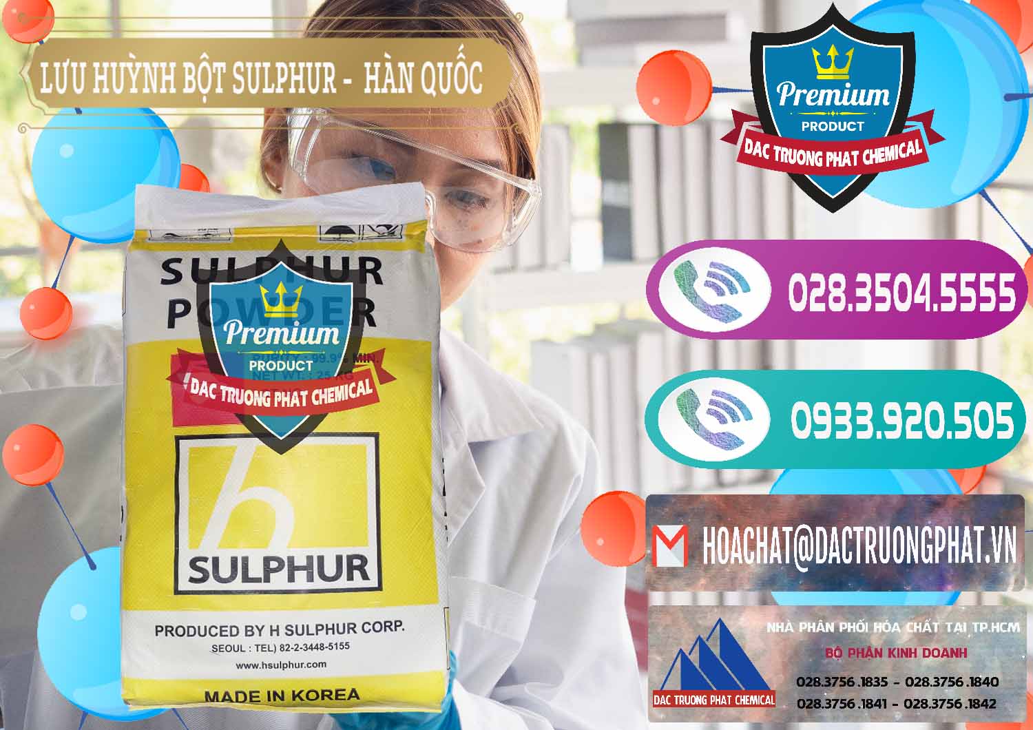 Công ty chuyên nhập khẩu _ bán Lưu huỳnh Bột - Sulfur Powder ( H Sulfur ) Hàn Quốc Korea - 0199 - Nơi chuyên kinh doanh & phân phối hóa chất tại TP.HCM - hoachatxulynuoc.com