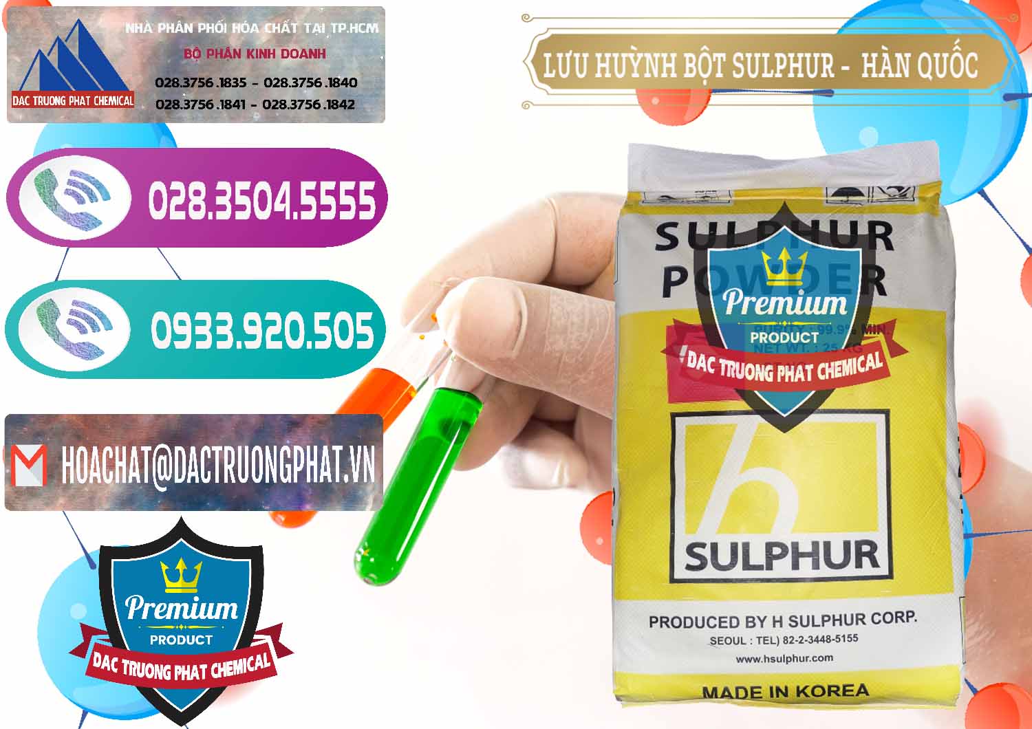 Kinh doanh - bán Lưu huỳnh Bột - Sulfur Powder ( H Sulfur ) Hàn Quốc Korea - 0199 - Cty kinh doanh _ phân phối hóa chất tại TP.HCM - hoachatxulynuoc.com