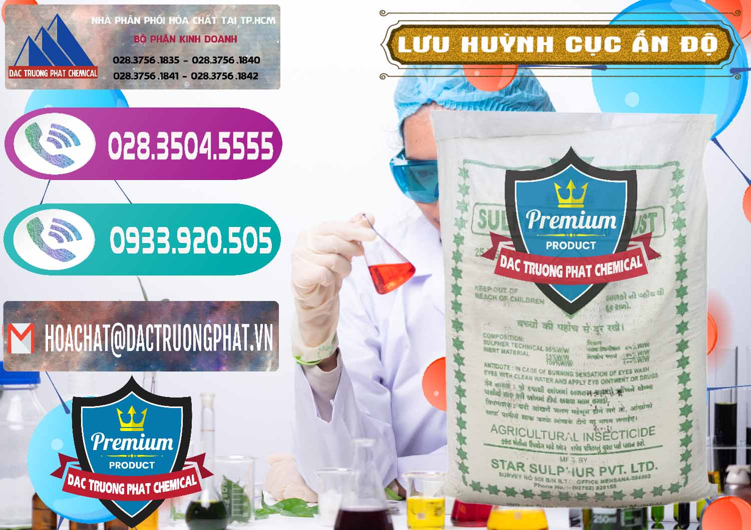 Cty phân phối & bán Lưu huỳnh Cục - Sulfur Ấn Độ India - 0348 - Đơn vị chuyên nhập khẩu ( cung cấp ) hóa chất tại TP.HCM - hoachatxulynuoc.com