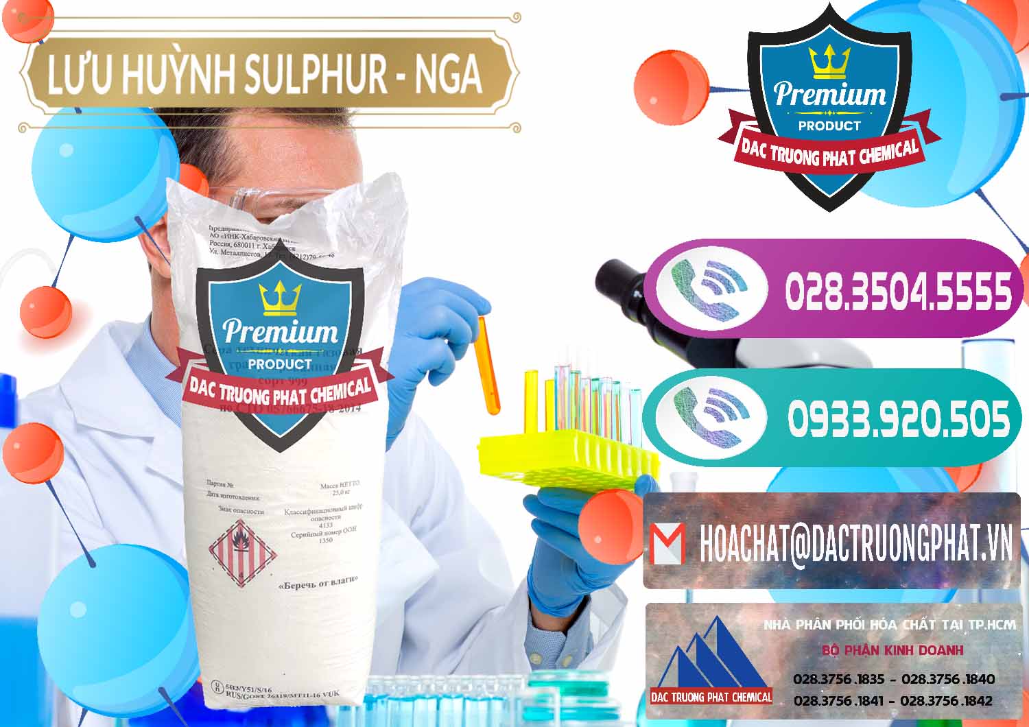 Nơi chuyên kinh doanh & bán Lưu huỳnh Hạt - Sulfur Nga Russia - 0200 - Công ty kinh doanh - phân phối hóa chất tại TP.HCM - hoachatxulynuoc.com