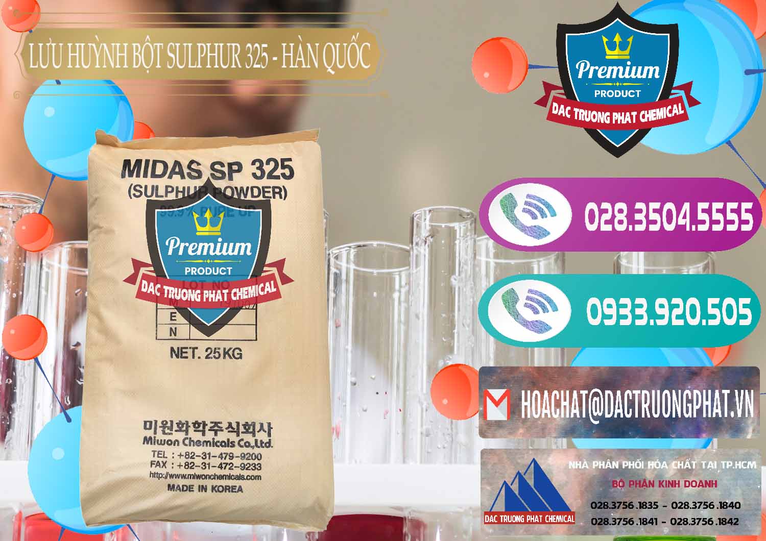 Nơi chuyên nhập khẩu & bán Lưu huỳnh Bột - Sulfur Powder Midas SP 325 Hàn Quốc Korea - 0198 - Cung cấp _ nhập khẩu hóa chất tại TP.HCM - hoachatxulynuoc.com