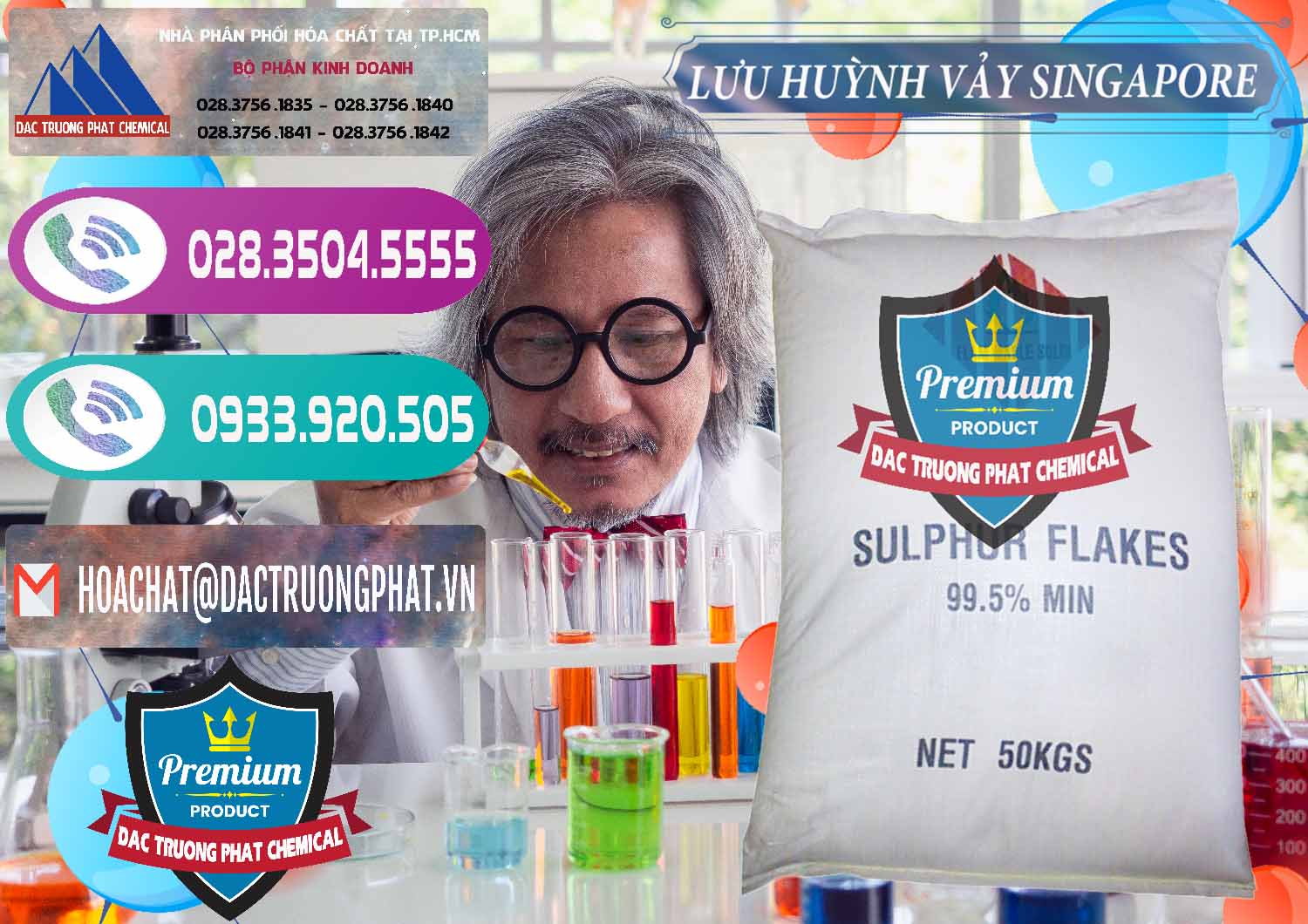Nơi chuyên bán - cung cấp Lưu huỳnh Vảy - Sulfur Flakes Singapore - 0346 - Đơn vị phân phối - cung cấp hóa chất tại TP.HCM - hoachatxulynuoc.com