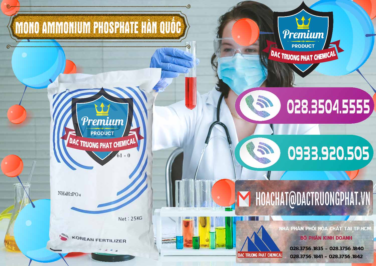 Nơi chuyên kinh doanh & bán Mono Ammonium Phosphate - MAP 12-61-0 Hàn Quốc Korea - 0392 - Nhập khẩu ( cung cấp ) hóa chất tại TP.HCM - hoachatxulynuoc.com