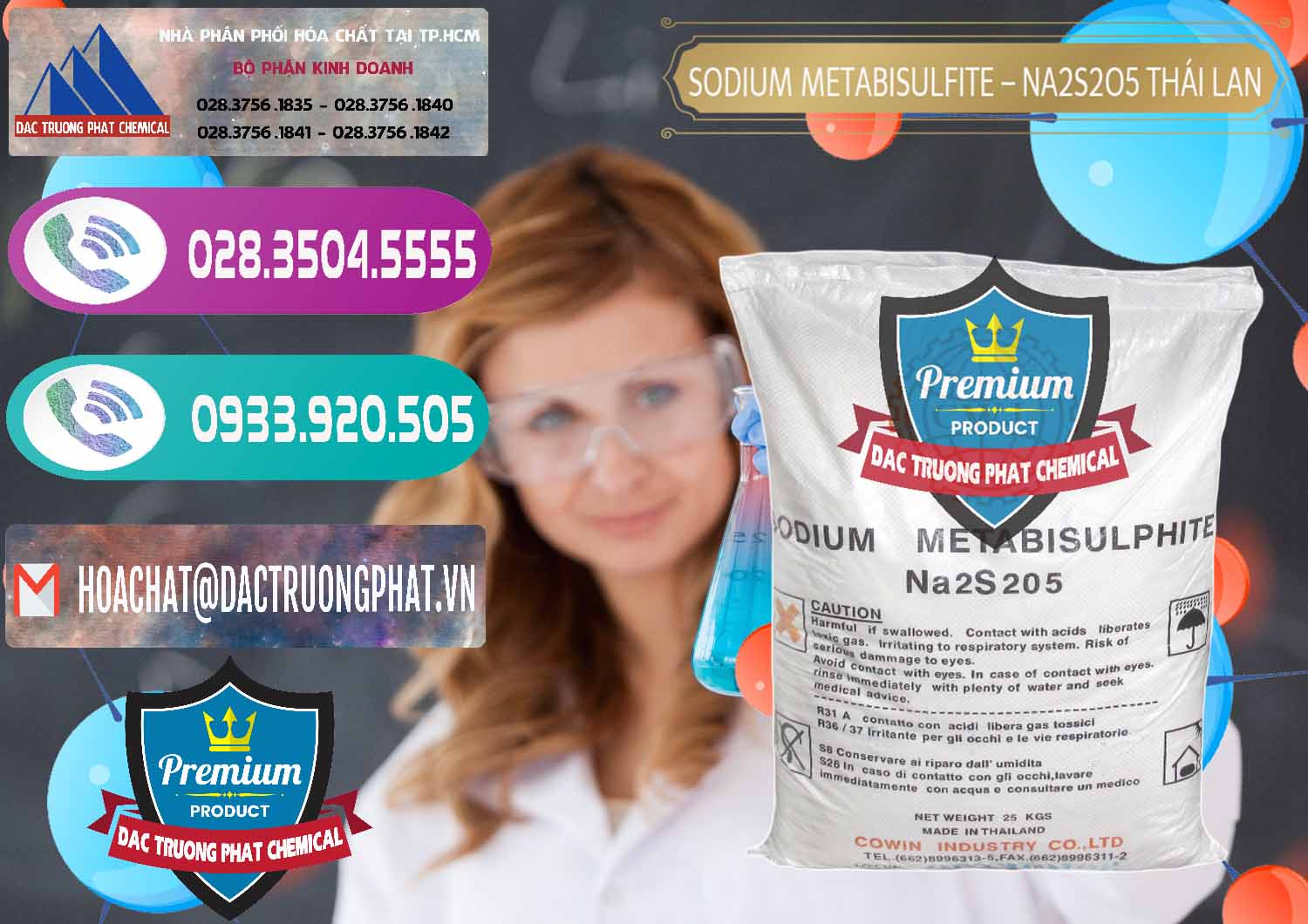 Bán & cung cấp Sodium Metabisulfite - NA2S2O5 Thái Lan Cowin - 0145 - Nơi chuyên bán - cung cấp hóa chất tại TP.HCM - hoachatxulynuoc.com