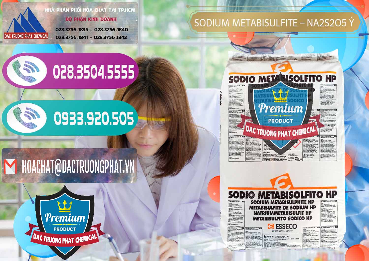 Cty bán - phân phối Sodium Metabisulfite - NA2S2O5 Food Grade Esseco Ý Italy - 0146 - Chuyên phân phối - cung cấp hóa chất tại TP.HCM - hoachatxulynuoc.com