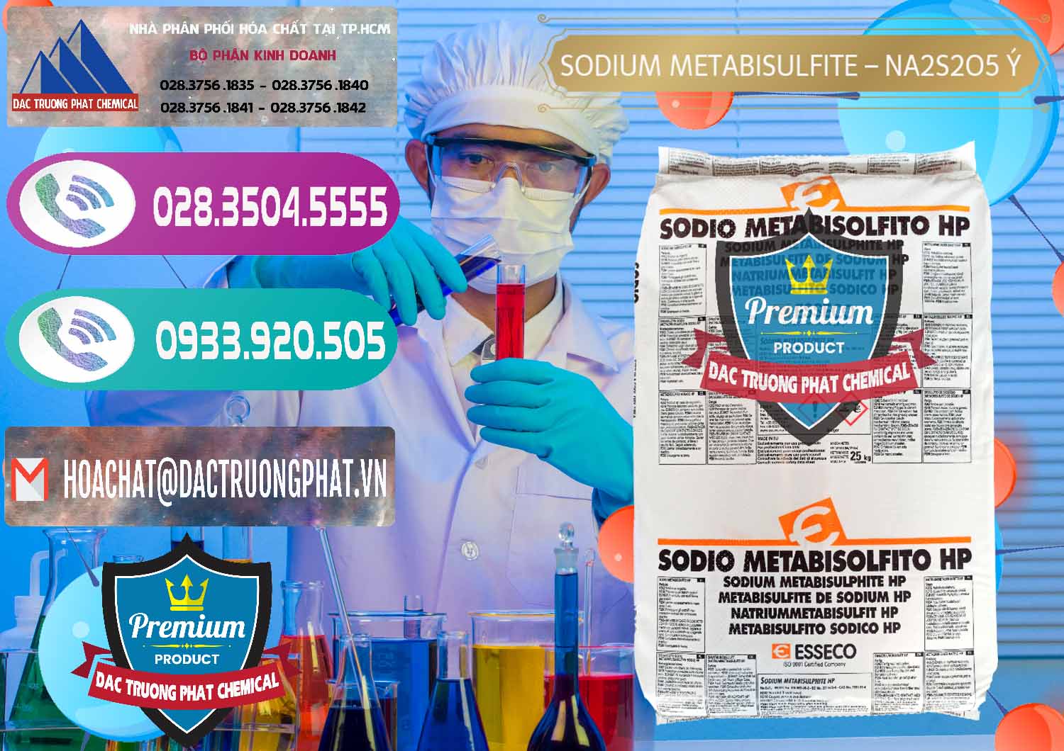 Đơn vị chuyên bán _ cung cấp Sodium Metabisulfite - NA2S2O5 Food Grade Esseco Ý Italy - 0146 - Đơn vị chuyên cung cấp ( kinh doanh ) hóa chất tại TP.HCM - hoachatxulynuoc.com