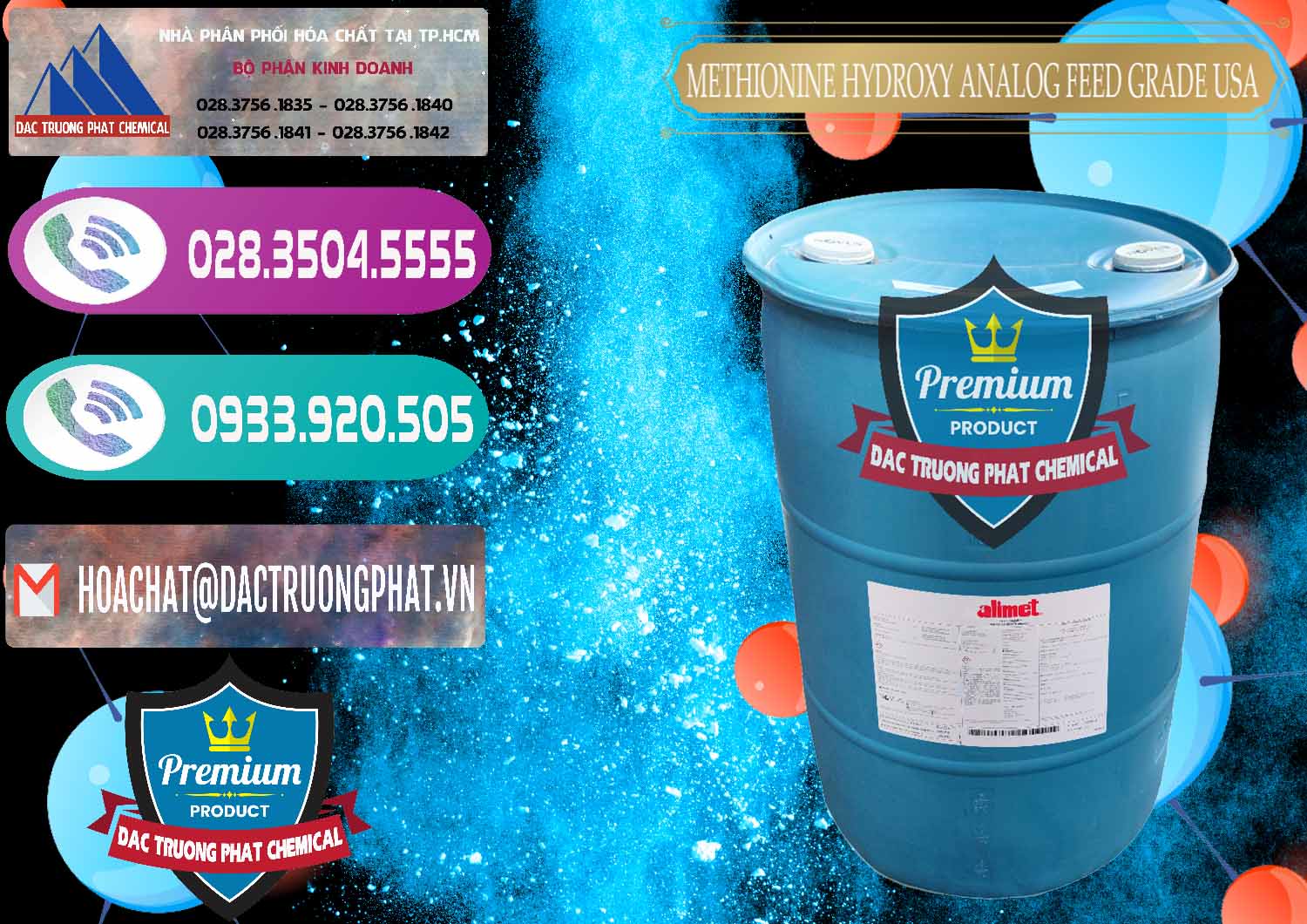 Cung cấp và bán Methionine Nước - Dạng Lỏng Novus Alimet Mỹ USA - 0316 - Nhà cung cấp & bán hóa chất tại TP.HCM - hoachatxulynuoc.com