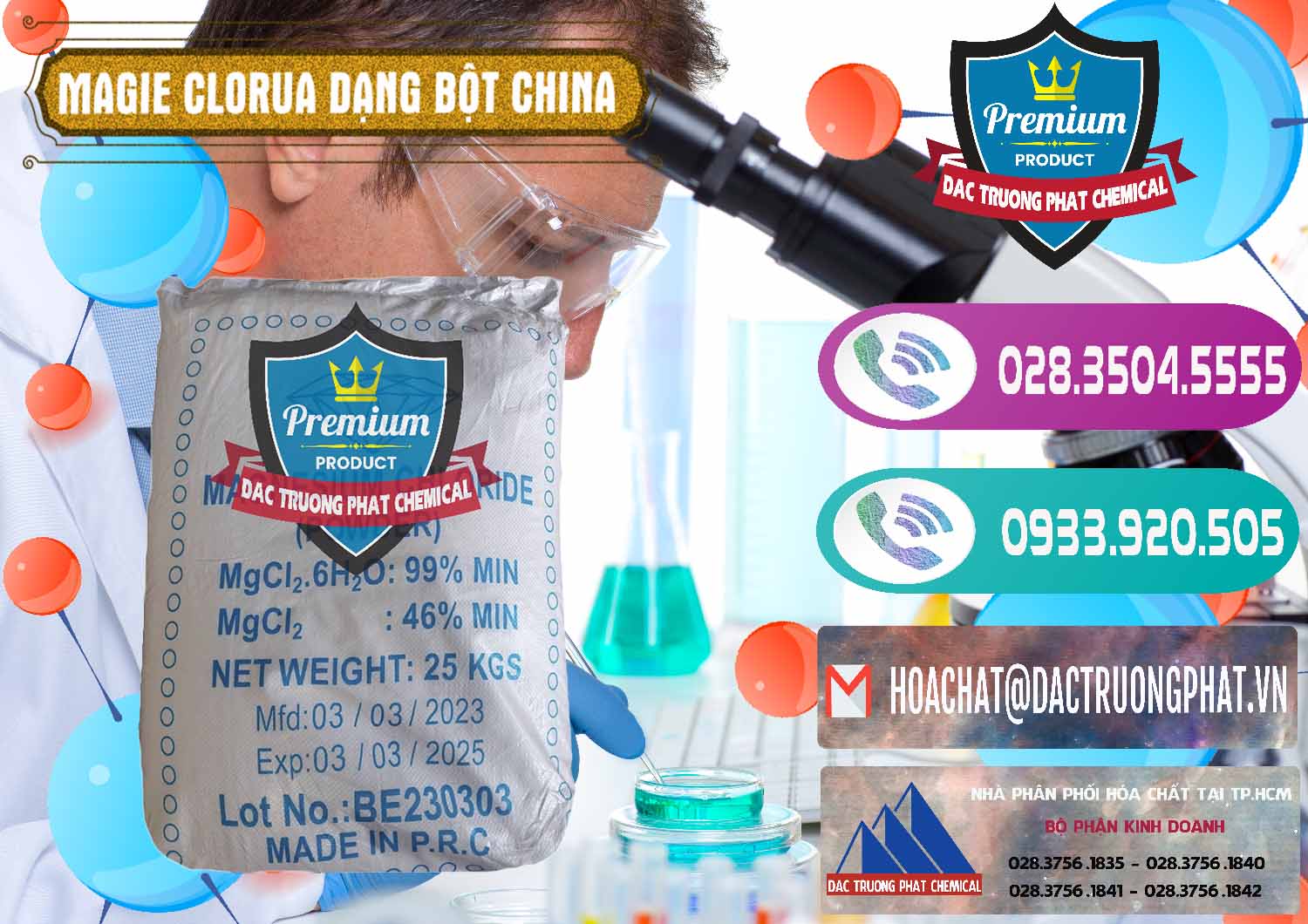 Công ty chuyên cung cấp và bán Magie Clorua – MGCL2 96% Dạng Bột Logo Kim Cương Trung Quốc China - 0387 - Cty chuyên phân phối & cung ứng hóa chất tại TP.HCM - hoachatxulynuoc.com