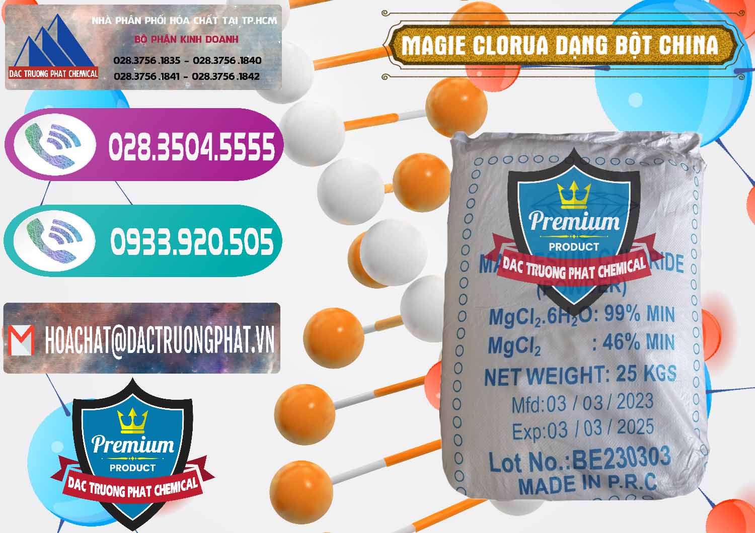 Nơi cung ứng - bán Magie Clorua – MGCL2 96% Dạng Bột Logo Kim Cương Trung Quốc China - 0387 - Bán ( phân phối ) hóa chất tại TP.HCM - hoachatxulynuoc.com