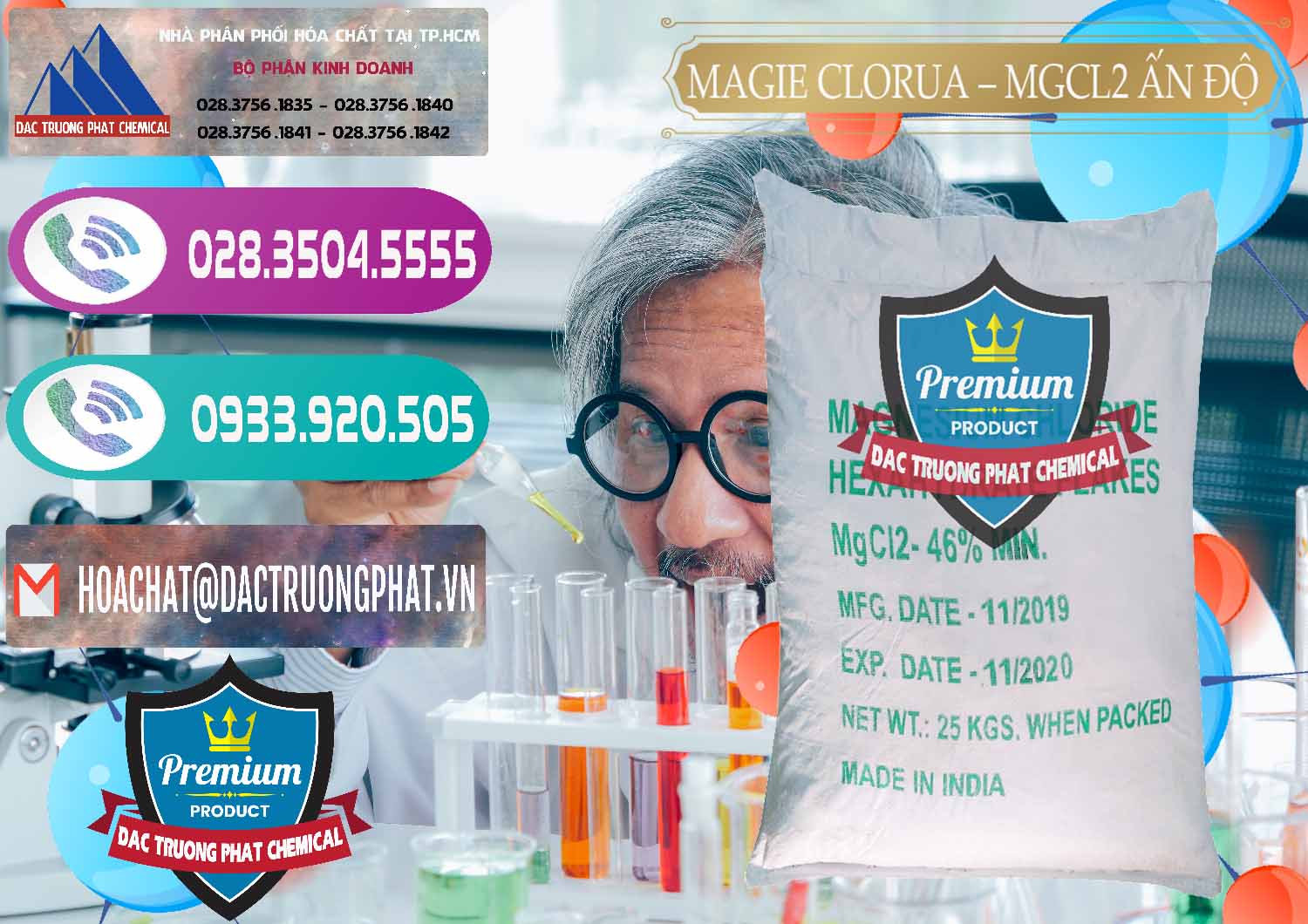 Bán ( cung ứng ) Magie Clorua – MGCL2 46% Dạng Vảy Ấn Độ India - 0092 - Cty chuyên nhập khẩu & cung cấp hóa chất tại TP.HCM - hoachatxulynuoc.com