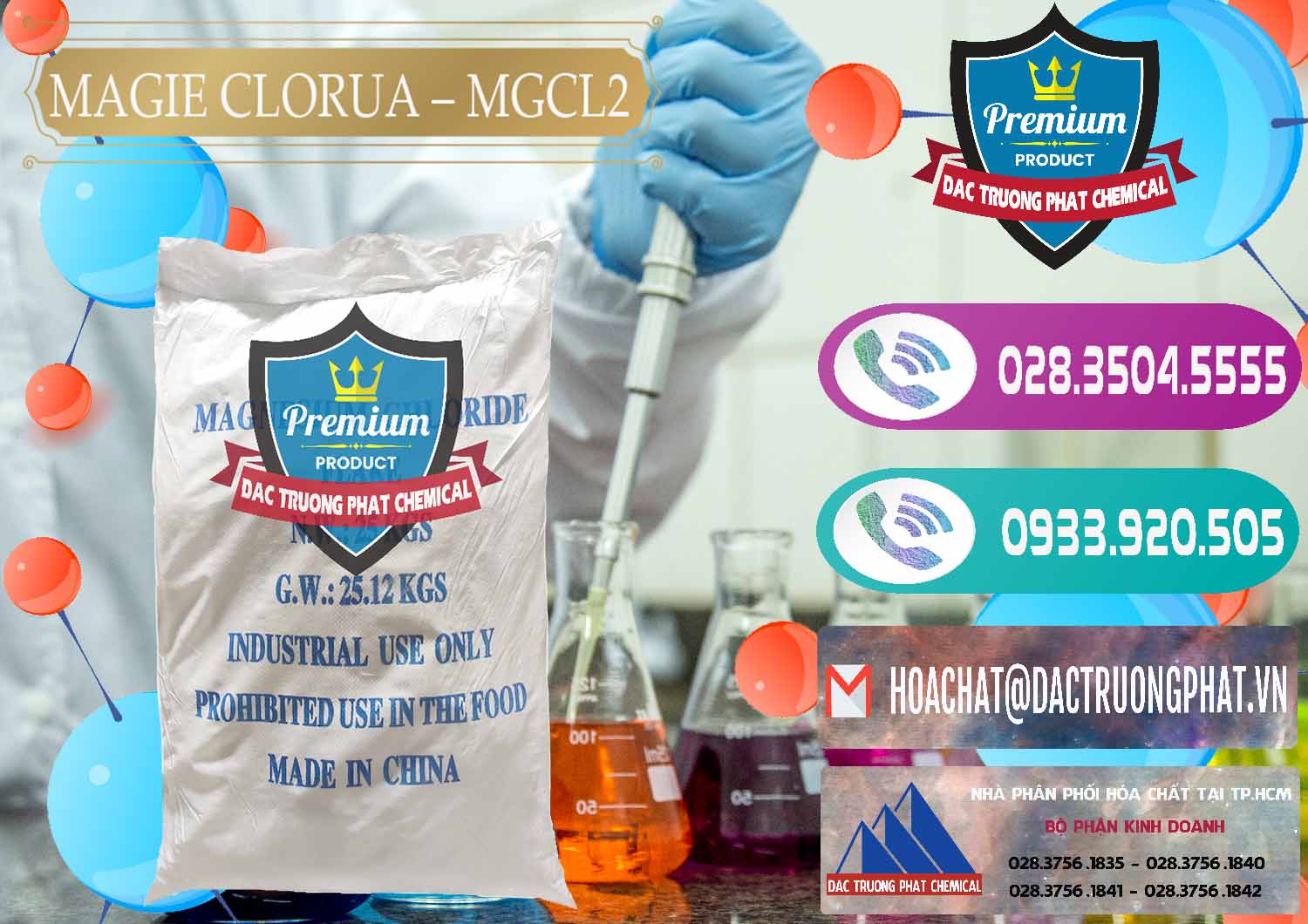 Nơi chuyên cung cấp - bán Magie Clorua – MGCL2 96% Dạng Vảy Trung Quốc China - 0091 - Cty chuyên phân phối _ bán hóa chất tại TP.HCM - hoachatxulynuoc.com