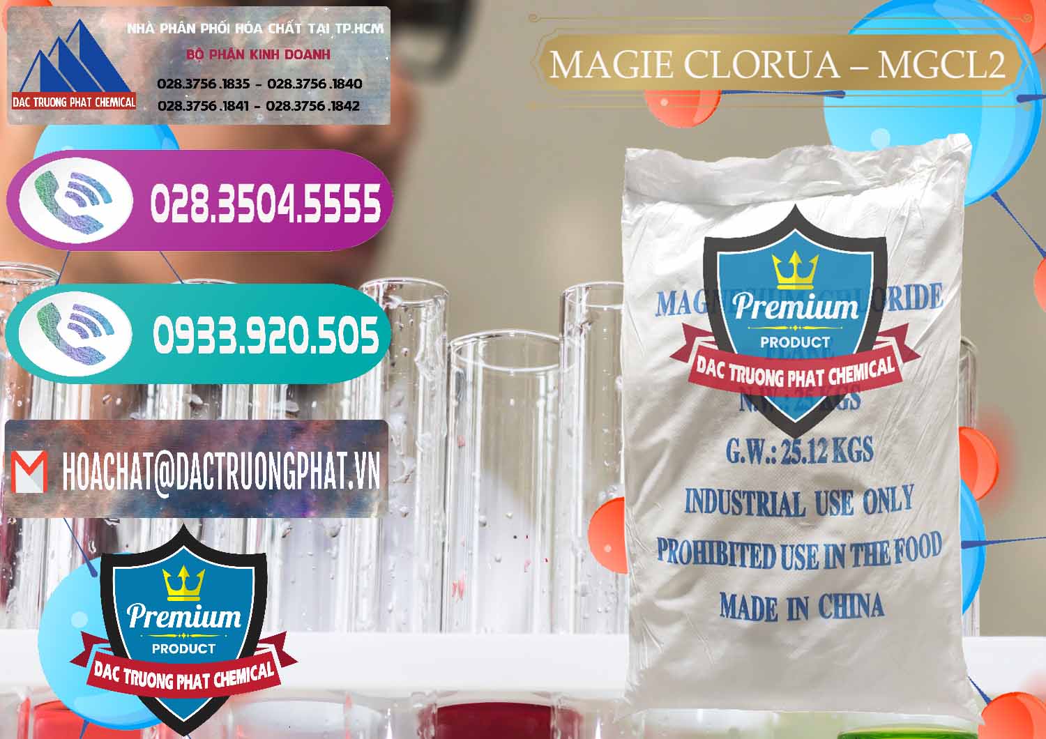 Công ty bán - cung cấp Magie Clorua – MGCL2 96% Dạng Vảy Trung Quốc China - 0091 - Đơn vị phân phối & bán hóa chất tại TP.HCM - hoachatxulynuoc.com