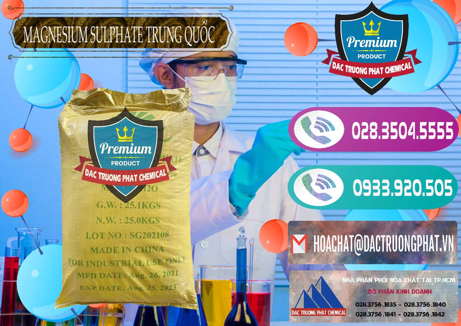 Cung cấp & bán MGSO4.7H2O – Magnesium Sulphate Heptahydrate 99% Trung Quốc China - 0440 - Phân phối hóa chất tại TP.HCM - hoachatxulynuoc.com
