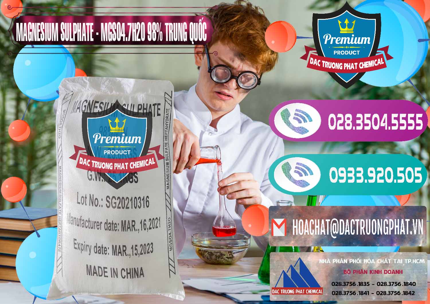 Cty chuyên nhập khẩu - bán MGSO4.7H2O – Magnesium Sulphate 98% Trung Quốc China - 0229 - Công ty chuyên kinh doanh _ cung cấp hóa chất tại TP.HCM - hoachatxulynuoc.com
