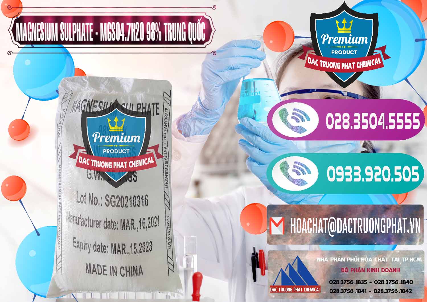 Đơn vị kinh doanh ( bán ) MGSO4.7H2O – Magnesium Sulphate 98% Trung Quốc China - 0229 - Công ty bán - cung cấp hóa chất tại TP.HCM - hoachatxulynuoc.com