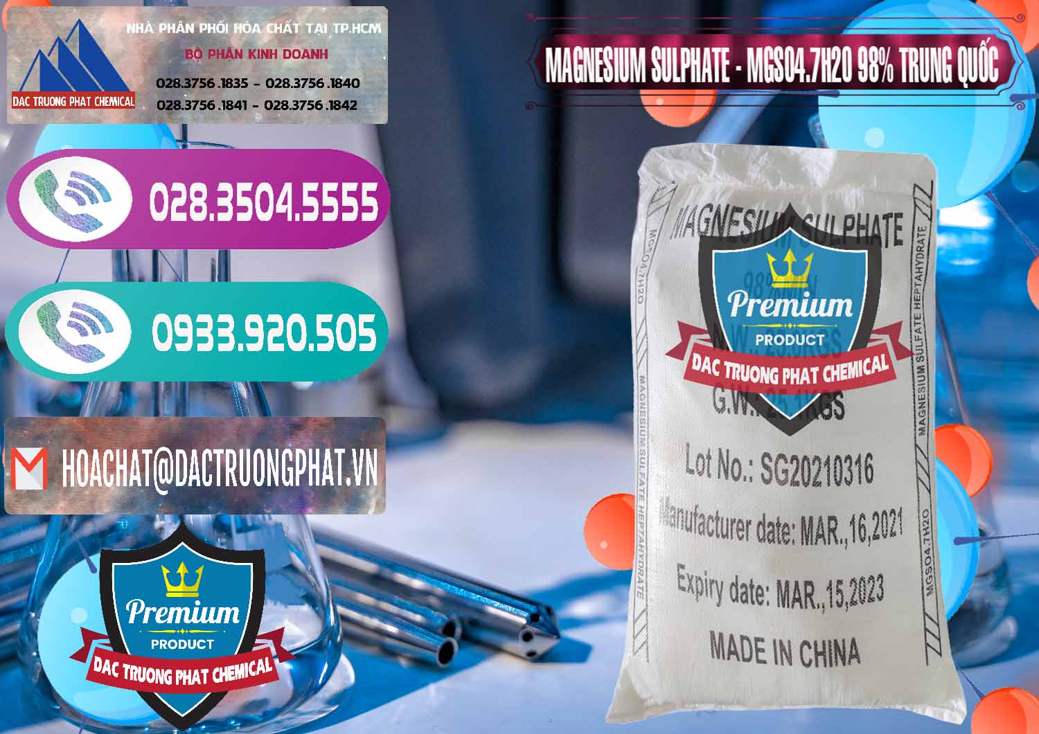 Nhà cung cấp _ bán MGSO4.7H2O – Magnesium Sulphate 98% Trung Quốc China - 0229 - Cty phân phối và kinh doanh hóa chất tại TP.HCM - hoachatxulynuoc.com