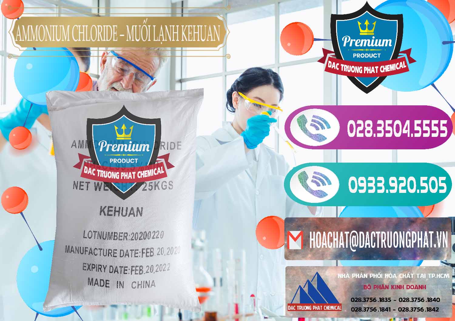 Công ty chuyên phân phối và bán Ammonium Chloride – NH4CL Muối Lạnh Kehuan Trung Quốc China - 0022 - Đơn vị chuyên nhập khẩu và cung cấp hóa chất tại TP.HCM - hoachatxulynuoc.com
